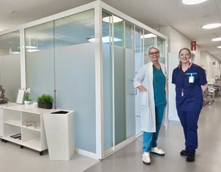Vetrospace health pods at Helsinki University Hospital